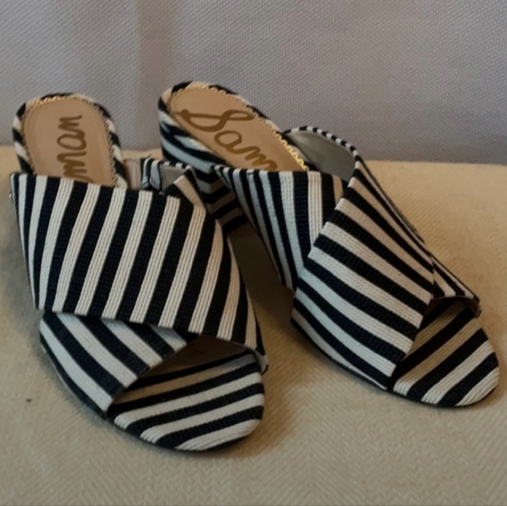 Sam Edelman Striped Slides